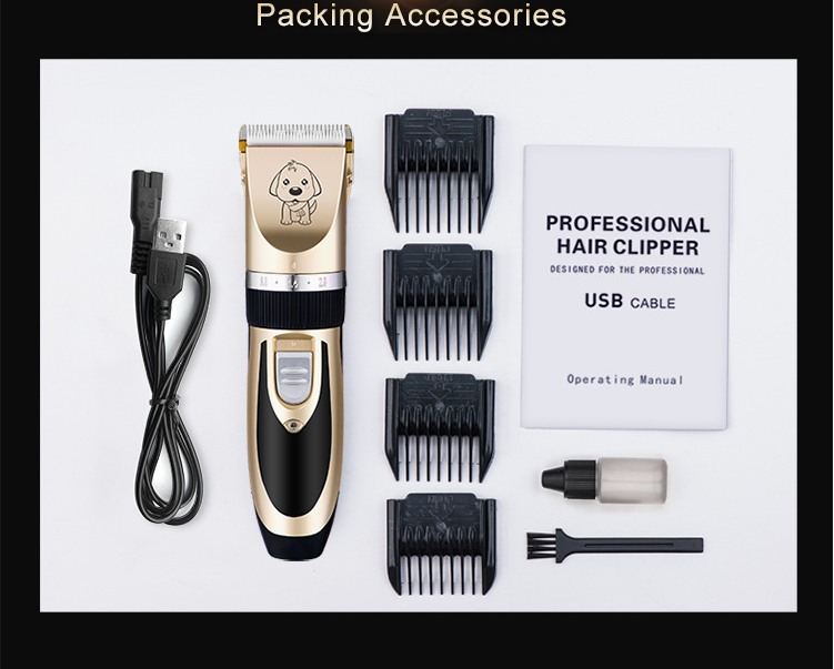 Tondeuse pour animaux de compagnie sans fil USB A60