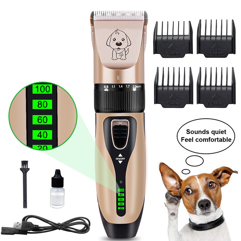 Tondeuse pour animaux de compagnie sans fil USB C28